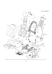 26669629-Garnish assy-fr seat cush side