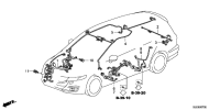 32131SLGH00-Sub cord, rr. bumper