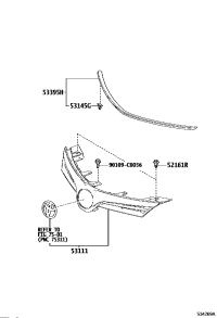 5310002850-GRILLE, RADIATOR