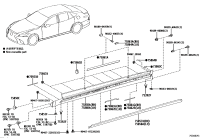7585850010-COVER ROCKER PANEL MOULDING LH