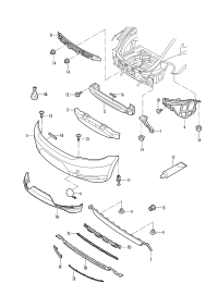 5C5807417ADGRU-Bumper cover