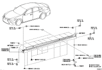 7585133916-MOULDING ASSY, BODY ROCKER PANEL, RH