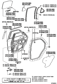 670030K020-PANEL SUB-ASSY, REAR DOOR, RH