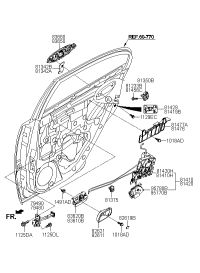 814121G001-LATCH ASSY-RR DR LH