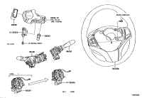 842500D120E0-SWITCH ASSY, STEERIN