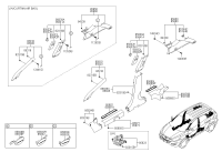 858812Z0009P-TRIM ASSY-FR DR SCUFF RH