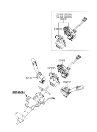 934102B100CA-SWITCH ASSY-LIGHTING & T/SIG