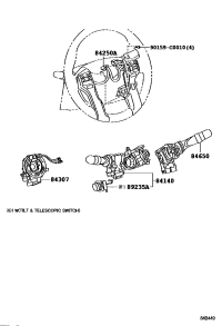 841400G010-SWITCH ASSY, HEADLAMP DIMMER