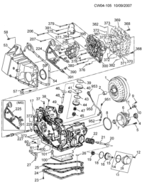 24208959-Ring, piston fluid seal (also part of 44) (* repair kit 2)