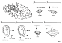 861600N380-SPEAKER ASSY, FRONT NO.1