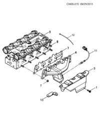 93390193-MANIFOLD, EXHAUST