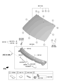 86153K8000-COVER ASSY-COWL TOP LH
