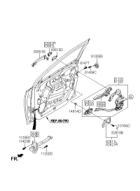 793802Z000-CHECKER ASSY-FR DOOR