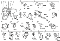 8416530020-SWITCH, REAR FOG LAMP