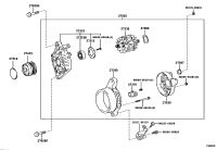 2706031340-ALTERNATOR, 12V 80A 4PK, TOYOTA