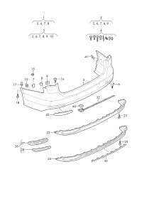 4KD807067A-COVER ASSY, PLASTIC