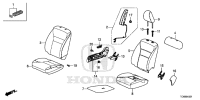 78050T7AJ01-Air bag assy-fr seat side rh