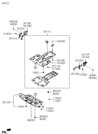 29110B1400-PNL ASSY-UNDER COVER