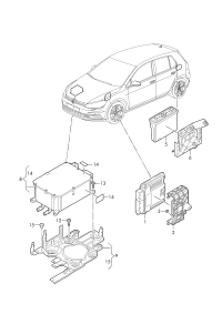 5QE915681N-Charger, high voltage battery