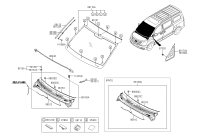861104H110-GLASS ASSY-W/SHLD