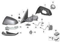 51167432793-Mirror w/piece l