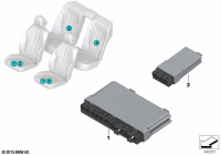 61355A36987-Module assy-seat