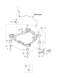 624051F000-CROSSMEMBER COMPL(ASSY)