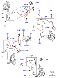 SSF500021-SENSOR ASSY-WHEEL SPEED,LH