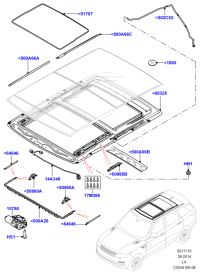 LR040776-SPRING-RETURN,REAR BRAKE SHOE