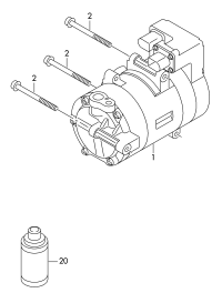 5QJ816803B-COMPRESSOR,AIR CON