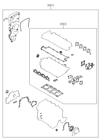 2091023F00-GASKET KIT-ENGINE OVERHAUL