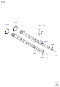 4M5G6K292CB-GASKET,W.PUMP INLET
