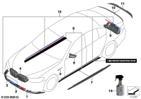 51192472301-Carbon fiber plate-frt lh