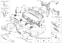 84790B3100PC2-Garnish-c/pad lh