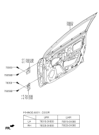 760034X000-Door assy-front lh