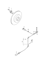 5TA927903E-Harness, speed sensor