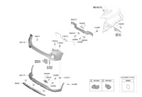 99310S6000-Ultrasonic sensor assy - parking assist system