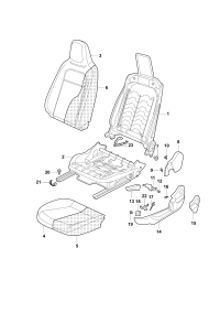 22D881606-Knob-back adjust