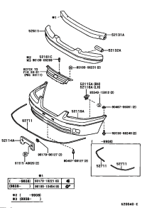 5211433090-BRACKET, FRONT BUMPER EXTENTION MOUNTING