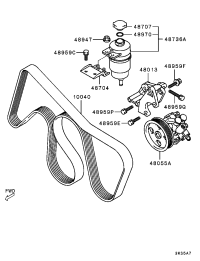 MN155725-BELT,ALTERNATOR AND OTHERS