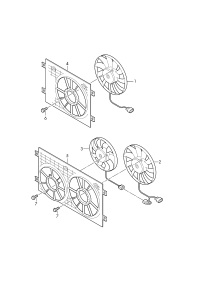 8W0959455AD-Radiator fan & cont unit