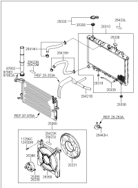 2533009000-Cap assy-radiator