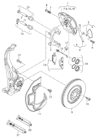 4H0615301R-BRAKE DISC/VW-TOUAREG/AUDI-Q7