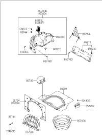 857012D570-COVER ASSY-LUGGAGE