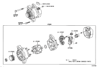 2706002150-ALTERNATOR, 12V 80A 4PK, TOYOTA
