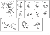 841520R010-SWITCH, HEADLAMP LEVELING