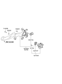 52710J1000-CARRIER ASSY-RR AXLE LH