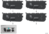 61319390106-Switch, seat adjust, rh/lh