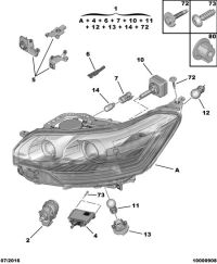 6208R3-Headlamp assy