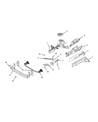 51965053-(F)CROSSRAIL FRONT SUPPORT